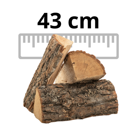 Eiken haardhout blokken 43cm