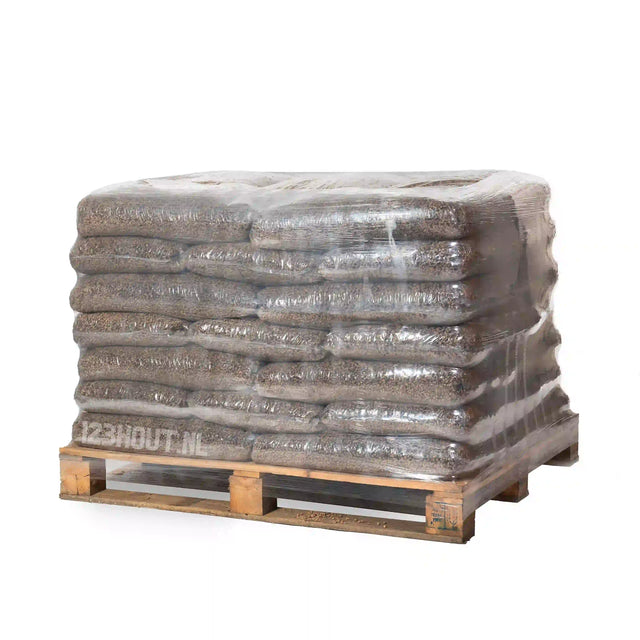 Houtpellets Din+ | 35 zakken 123hout.nl