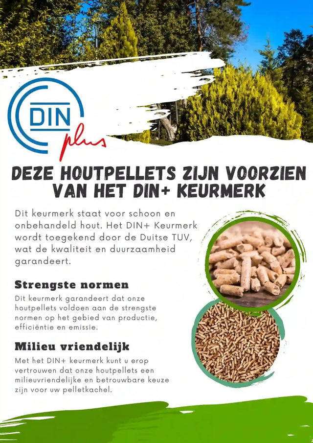 Houtpellets | Din+ | Dennenhout 123hout.nl