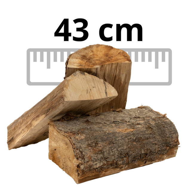 Hele pallet essen haardhout | 43cm 123hout.nl