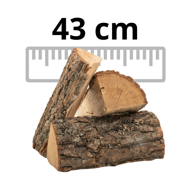 Eiken haardhout blokken 43cm