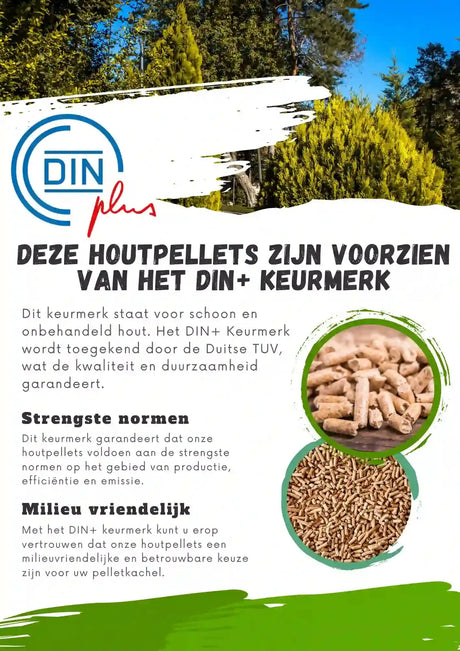 Houtpellets | Din+ | Dennenhout