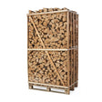 Hele pallet berken haardhout houtblokken 43cm 