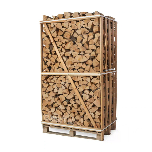 Hele pallet berken haardhout houtblokken 43cm 